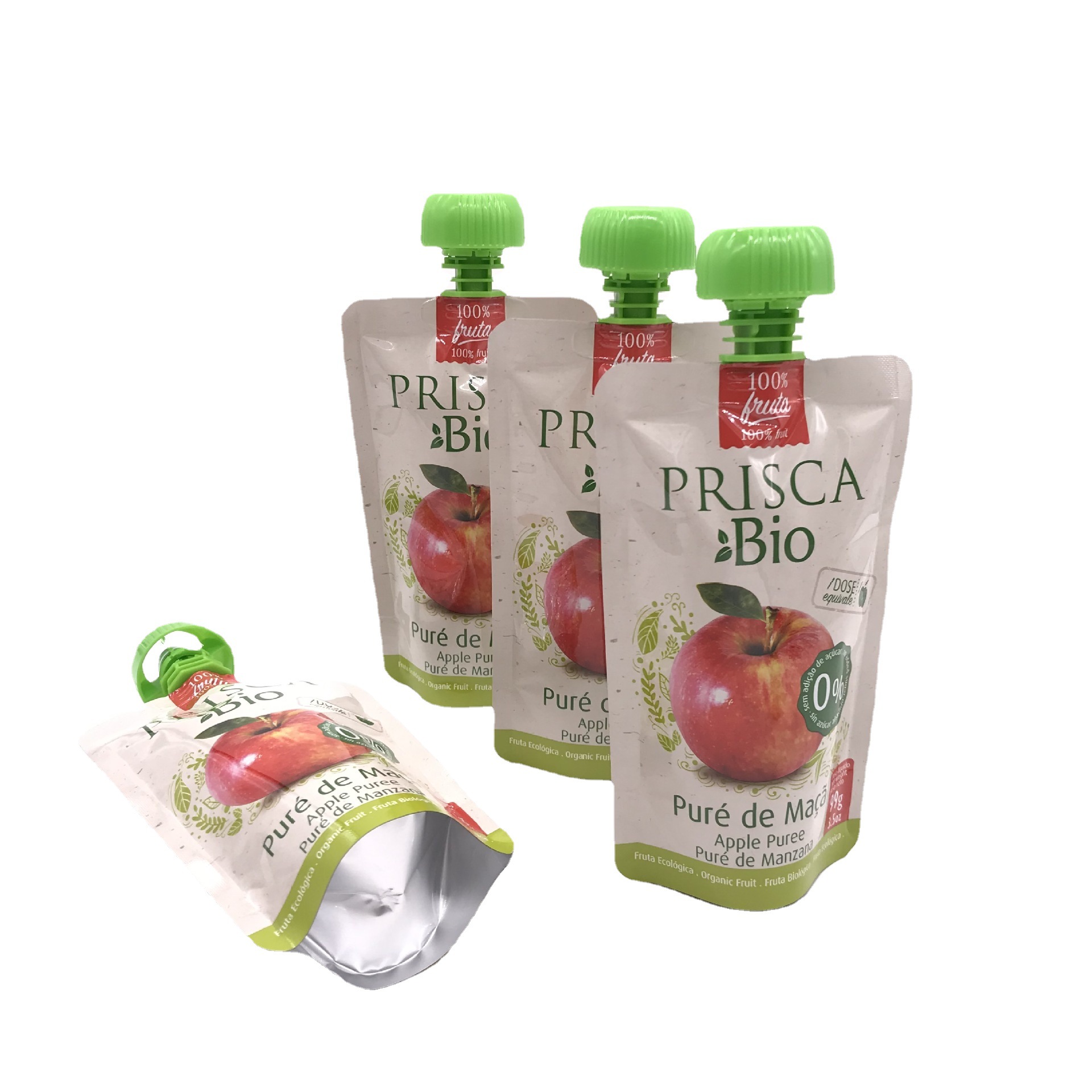 果冻豆浆饮料自立吸嘴包装袋蜂蜜糖浆透明铝箔自立吸嘴袋定制