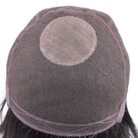 假发全头全手织 假发头套 毛坯假发真人发 轻薄透气厂家现货批发