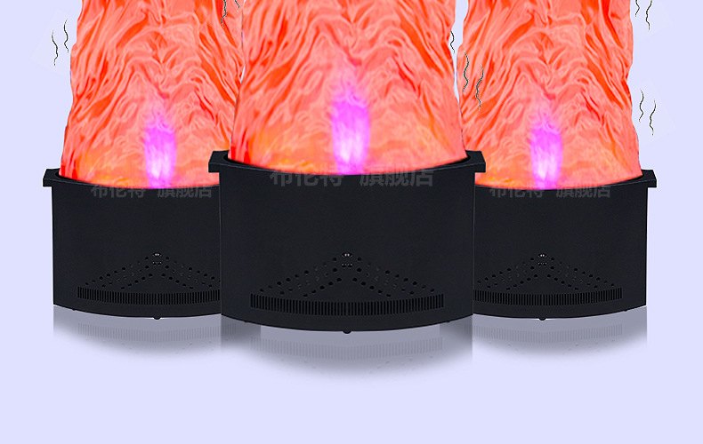 假火焰机 圣诞节变色led仿真火焰灯 电子火盆灯篝火晚会启动道具