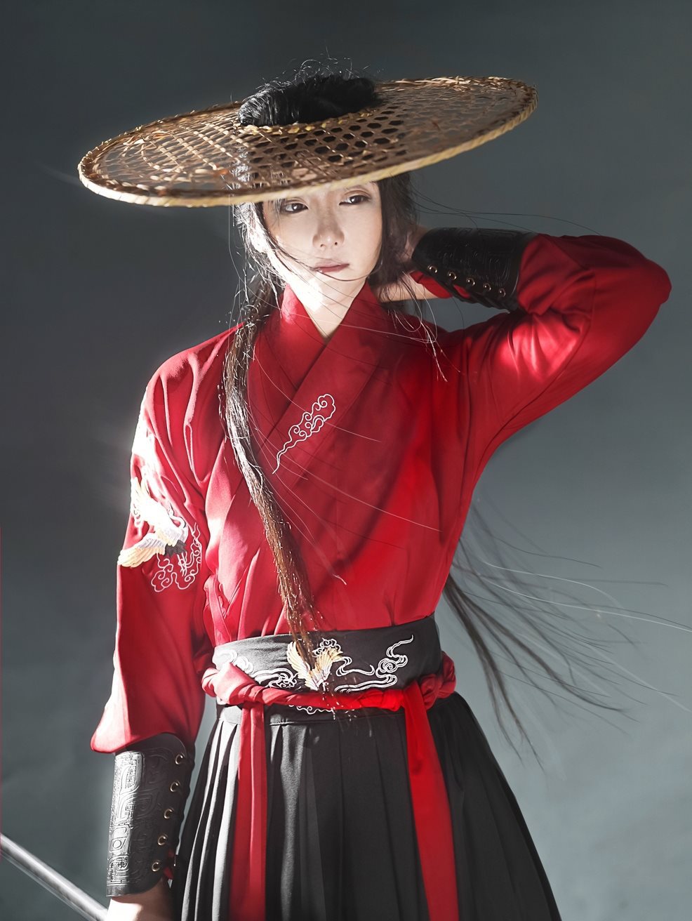 汉服男款侠客古装新款国风长裙汉服毕业班服春夏季情侣魏晋风套装