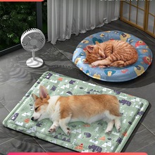 宠物冰垫夏天猫咪睡垫凉席垫子狗狗冰窝夏季降温凉垫耐咬冰垫狗窝