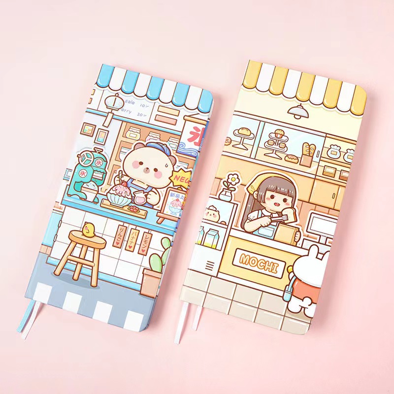 小麻暑weeks本手账本网格手账本可爱笔记本学生本少女心ins笔记本