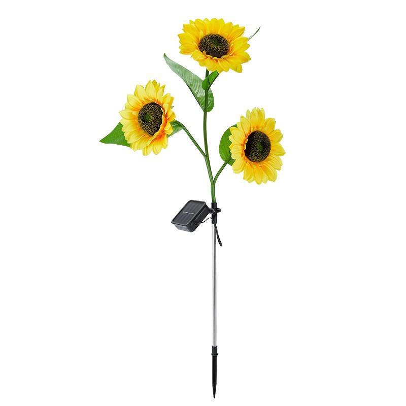 Floor Outlet Solar Festive Lantern Villa Courtyard Sunflower Decoration Lawn Lamp Led Outdoor Garden Simulation Landscape Lamp