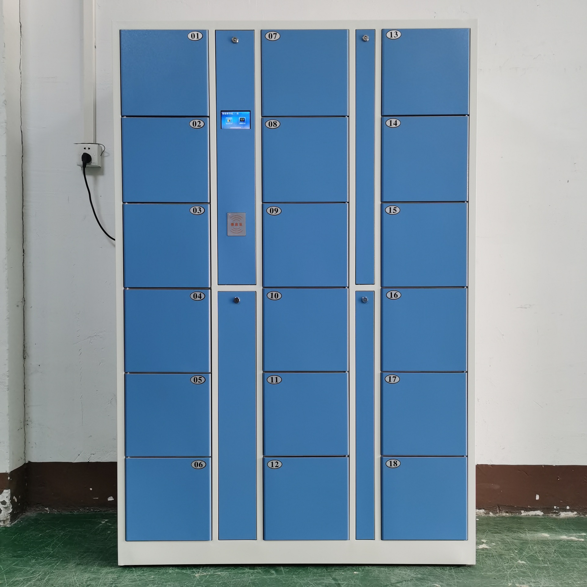 智能扫码寄存储物柜电子存包柜 电子指纹密码寄包柜刷卡现货-阿里巴巴