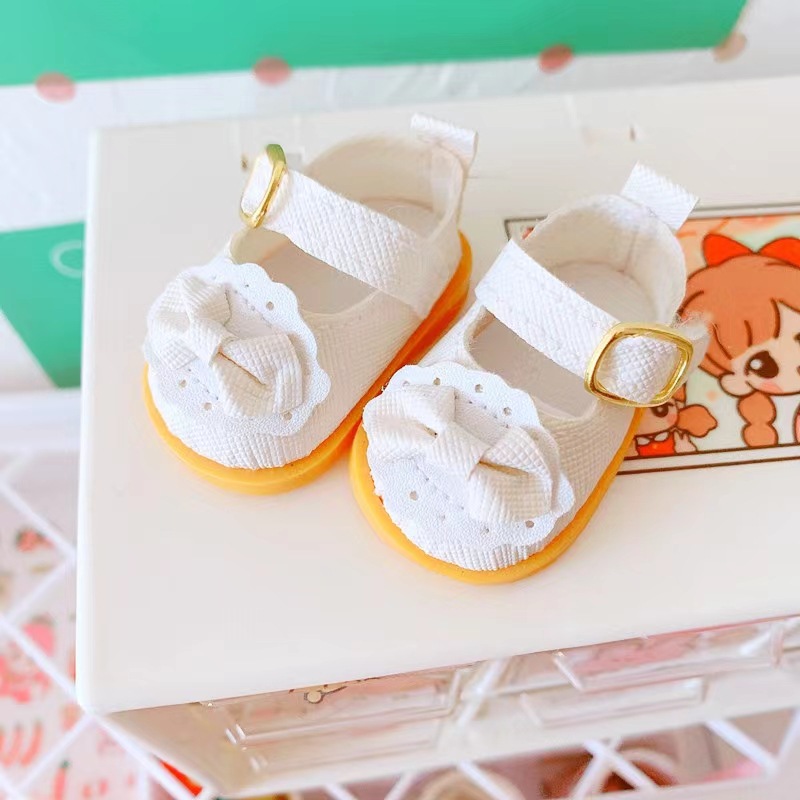 20cm娃鞋棉花娃娃鞋子6分bjd鞋子鞋娃衣米露娃娃玩偶魔术贴公主鞋