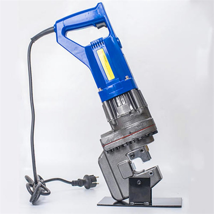 小型手提式电动冲孔机工具 h型钢板冲孔机 角铁角钢打眼钻孔机