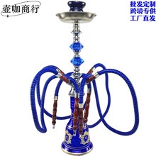 2022跨境推荐阿拉伯酒吧中号水烟壶四管 家用多管水烟配件hookah