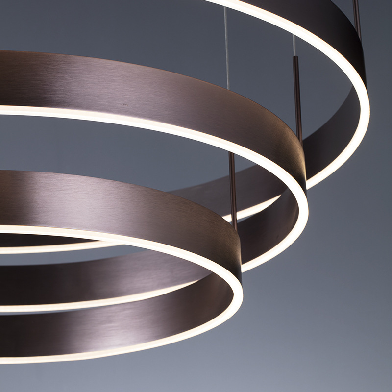 客厅吊线灯 新特丽天际北欧现代简约轻奢led灯饰家用卧室餐厅吊灯