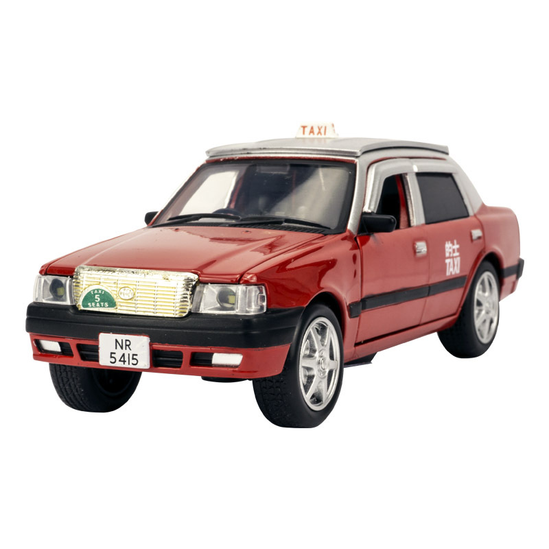 jk823515仿真丰田老皇冠香港出租车合金模型taxi金属汽车摆件礼物