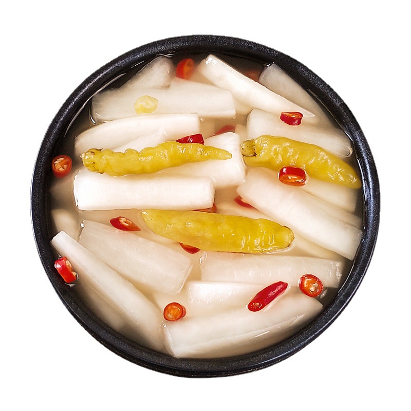 四川酸萝卜脆腌萝卜酸辣泡萝卜泡椒罗卜条四川泡菜下饭菜