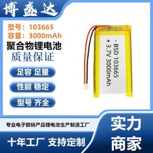 103665聚合物锂电池3000mAh光电测控设备仪表器GPS灯具测亩仪电池