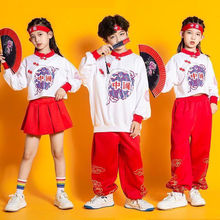 儿童演出服小学生运动会班服男女童合唱表演服装中国风啦啦队国潮