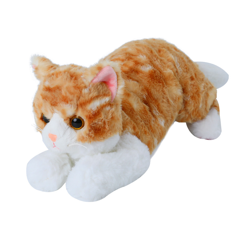 Cute Simulation Cat Doll Kitty Doll Comfort Children's Sleeping Companion Pillow Plush Toy Girl Ragdoll