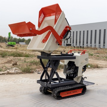出口美国ht500y-4液压翻斗车 小型履带可翻转 hydraulic dumper