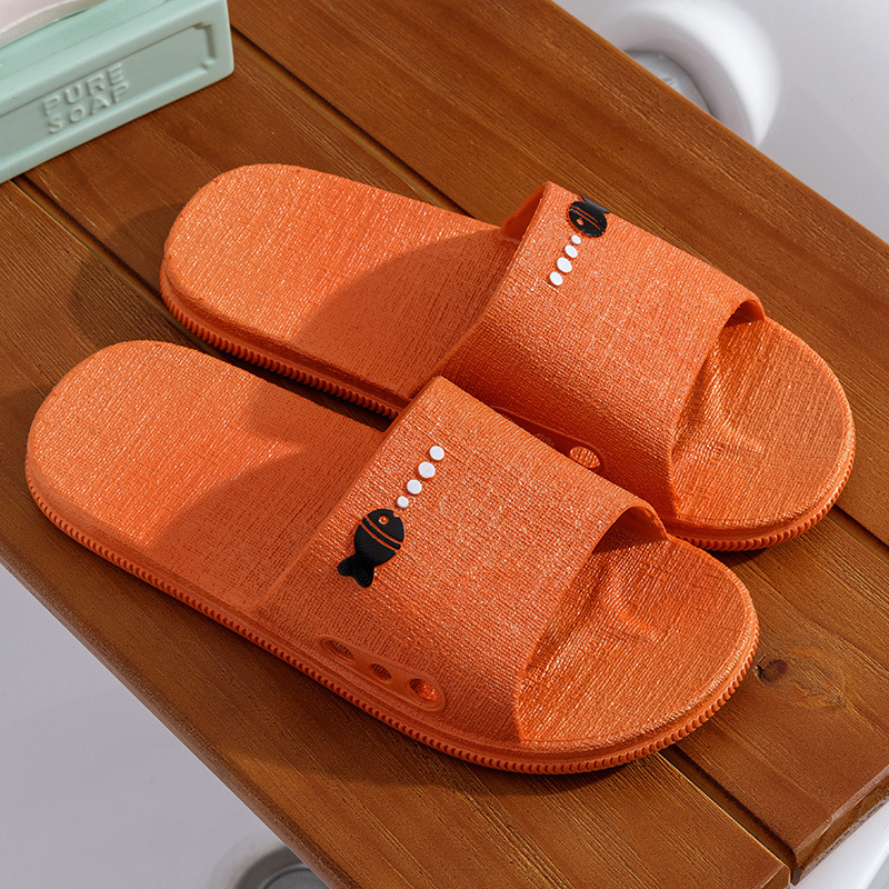 Women's Non-Slip Slippers Summer Home Indoor Poop Feeling Soft Bottom Bathroom Hotel Bath Sandals Men's Wholesale