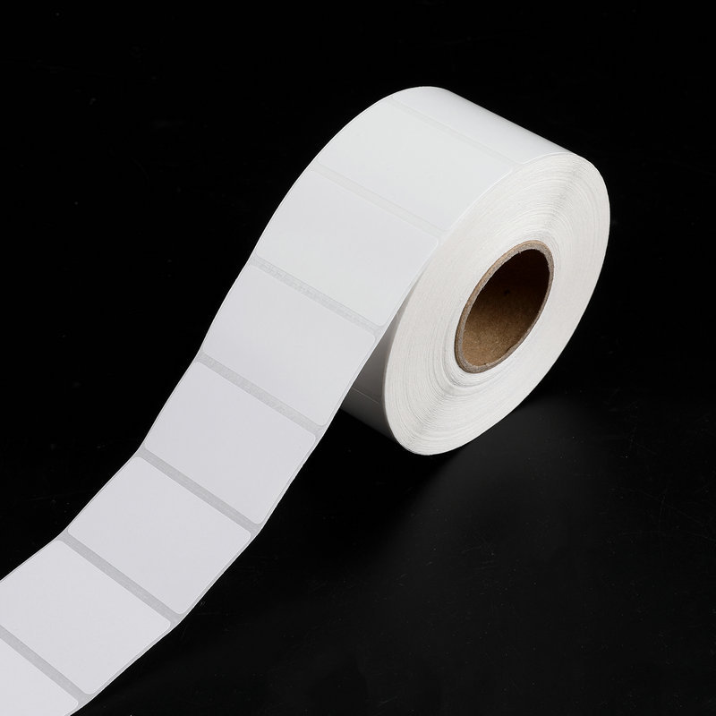 不干胶标签50*30单排1500张空白铜版纸标贴纸不干胶纸定制印刷