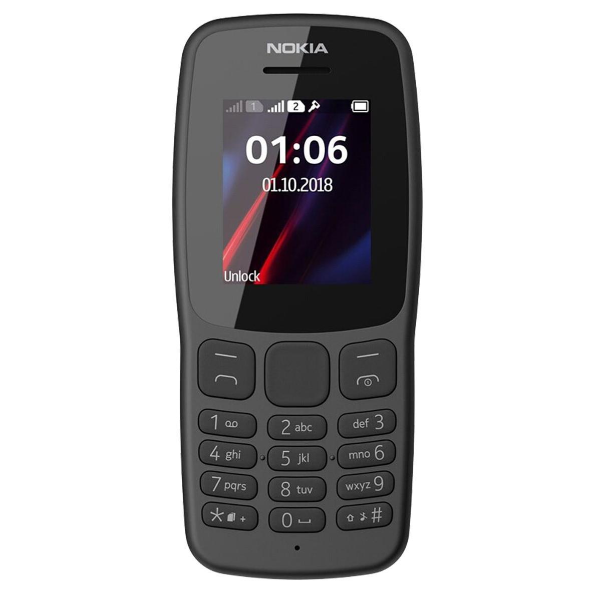 跨境适用于诺基亚/nokia 106 gsm dual sim 双卡双待彩屏老人手机