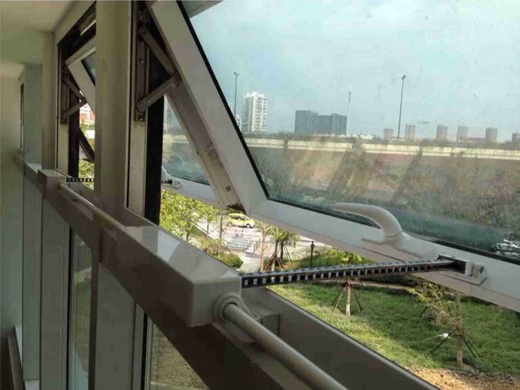 链盒式手动开窗器排烟窗手摇链条开窗器消防排烟天窗中悬窗开窗器