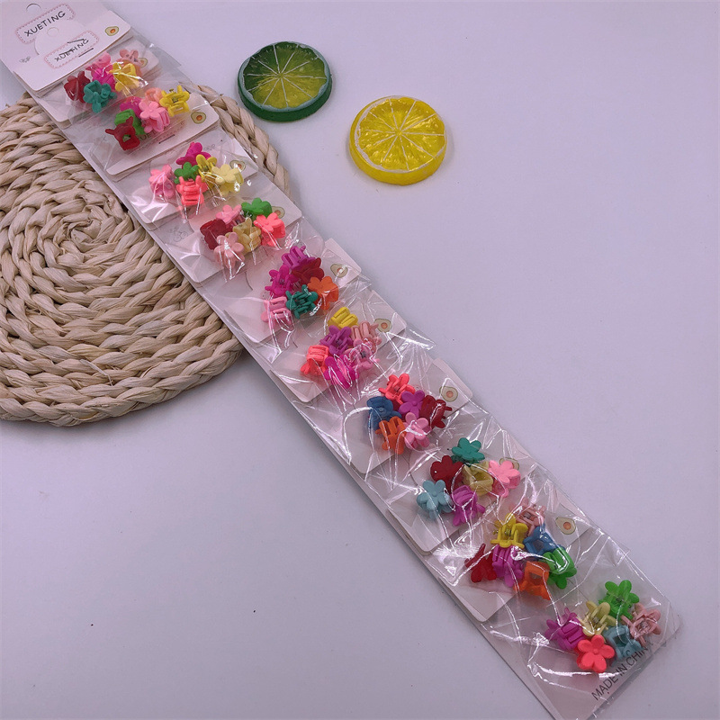 New Product Elegant Mini Color Small Jaw Clip Braided Hair Card Internet Celebrity Cute Clip 2 Yuan Store Supply