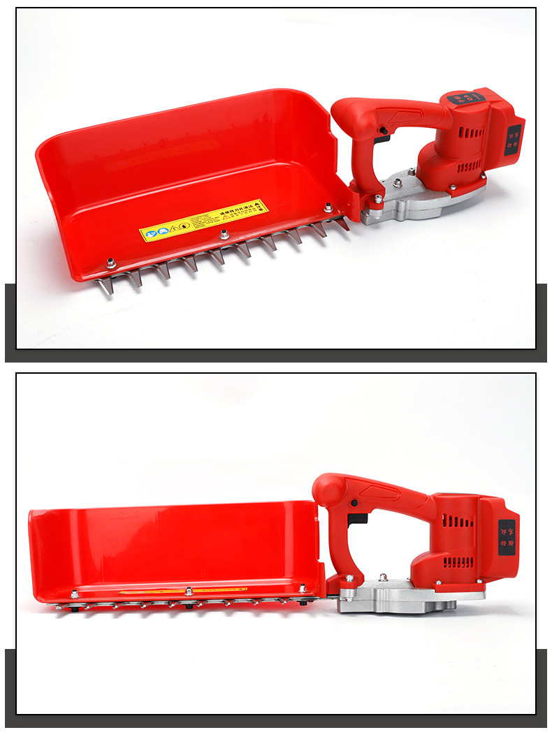 直供园林修剪电动绿篱机高强度锰钢刀片锂电采茶机家用小型割草机