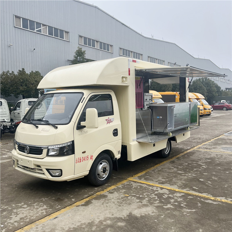 景区公园流动冰淇淋车户外小吃餐饮车摆摊创业网红汽车