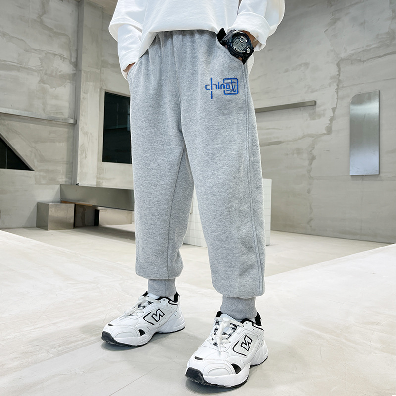 Children's Clothing Wholesale Boys' Pants Spring and Autumn Children and Teens' Track Pants Casual Sweatpants Cotton Pants Children's Trousers Autumn Fashion