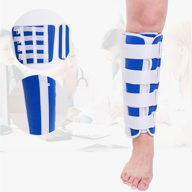 小腿固定夹板小腿骨折内含钢板小腿固定带胫腓骨护具