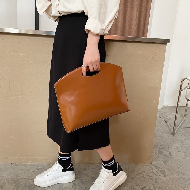 Large Capacity Western Style Texture Briefcase Fashionable Bag Women's Bag 2021 New Simple Fashion Vintage Women's Handbag