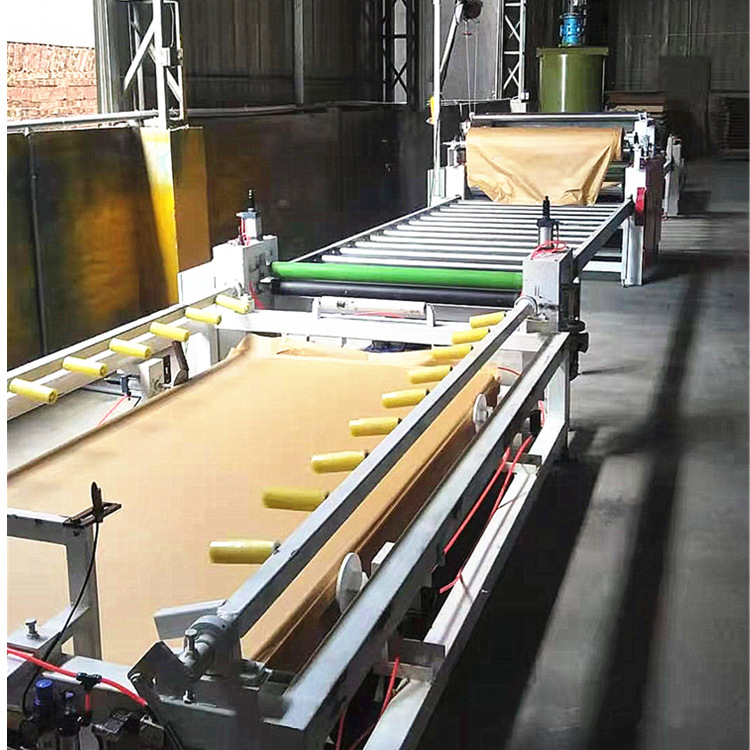 木饰面九厘板贴皮机三合板颗粒板贴皮机铝蜂窝板卷材贴面机