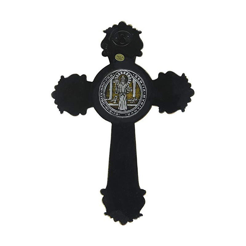 北欧风创意耶稣十字架树脂礼品手工艺品制作墙面挂饰摆件厂家定制