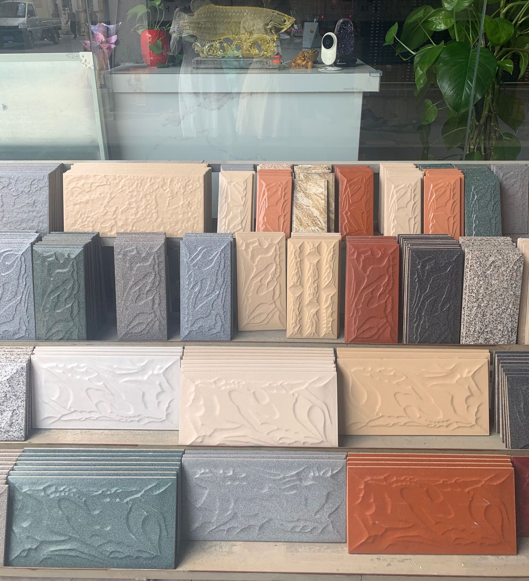 蘑菇石外墙瓷砖200*400文化石外墙砖 阳台庭院背景墙砖走廊瓷砖