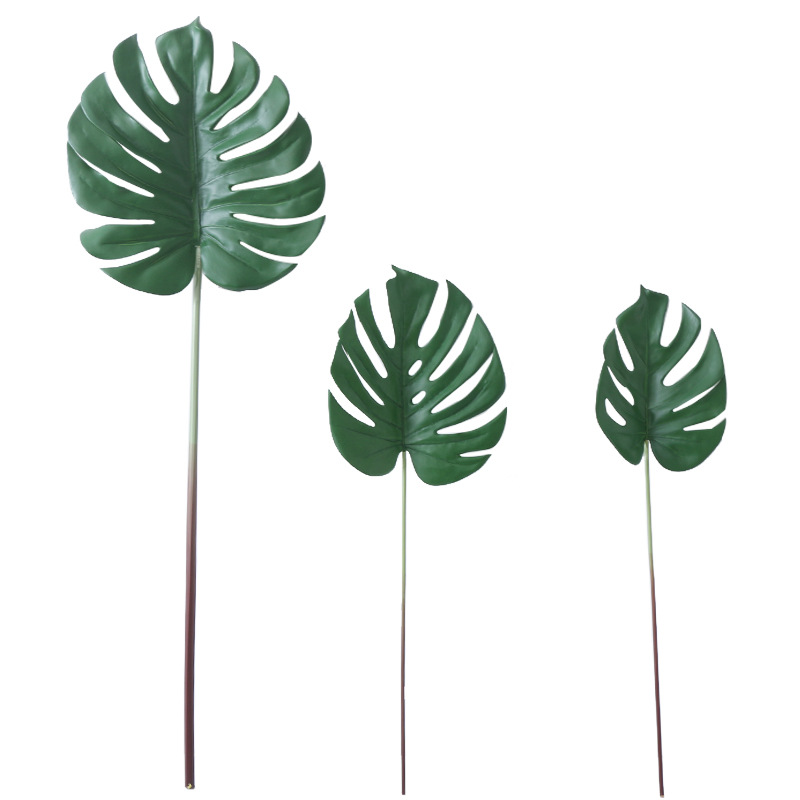 Artificial Plant Plastic Turtle Leaf Green Plant Leaf Fresh Home Decoration Decoration Artificial Turtle Leaf