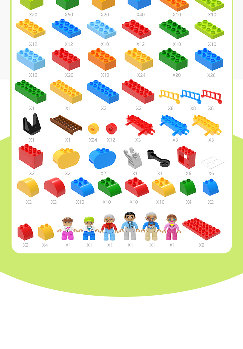 兼容9090大颗粒积木拼插益智玩具男女孩子教育培训教具定制批发