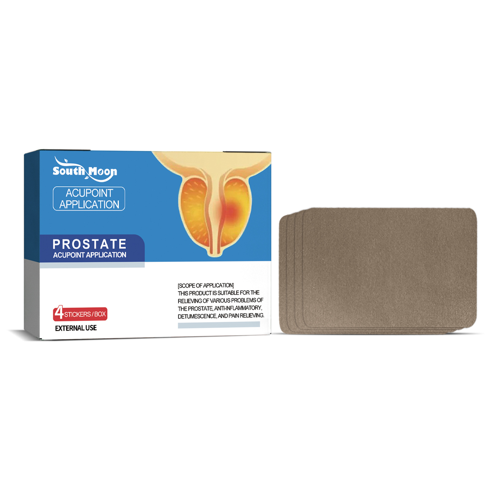 South Moon Prostate Acupuncture Point Application Body Nursing Adhesive Bandage