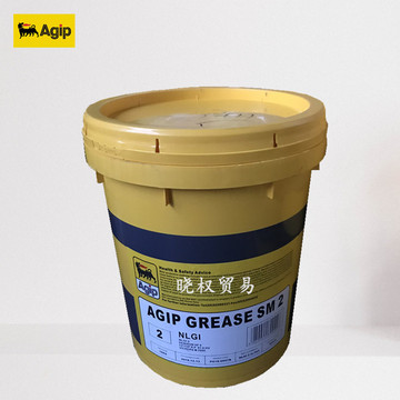 阿吉普sm1锂基脂agip grease sm1 sm2 sm3二硫化钼润滑脂16kg