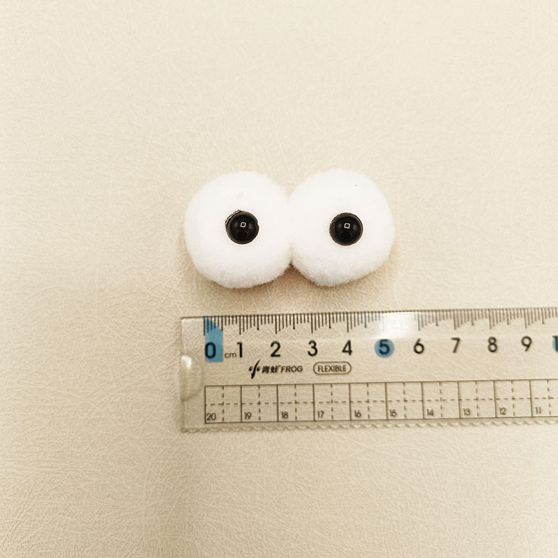 Cute Cartoon Plush Big Eyes Hairy Ball Hand Socks Accessories Corset DIY Fur Ball Ornament Doll Accessories