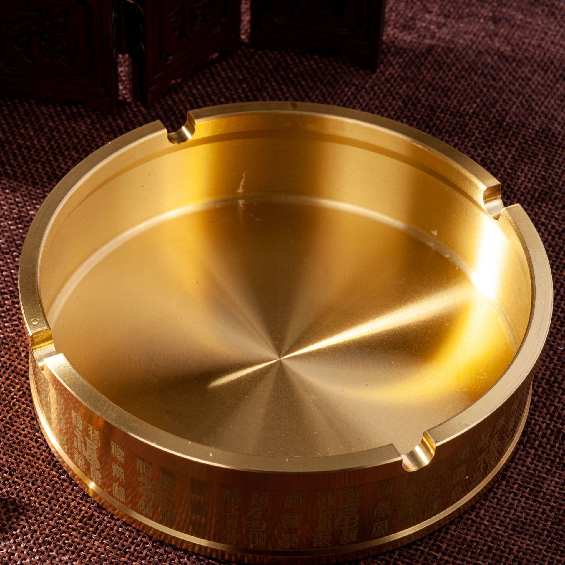 brass ashtray five tiger sending blessing baifu ashtray creative decoration home office ashtray for car ashtray with lid ashtray