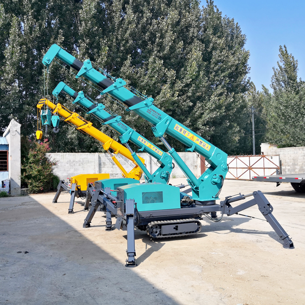 加工定制3吨履带蜘蛛吊车5吨履带蜘蛛吊可遥控油电两用蜘蛛吊机