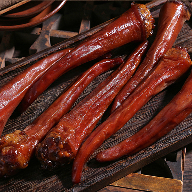 四川烟熏猪尾巴 熏制腊猪尾美味年货特产腌腊肉 厂家批发一件代发