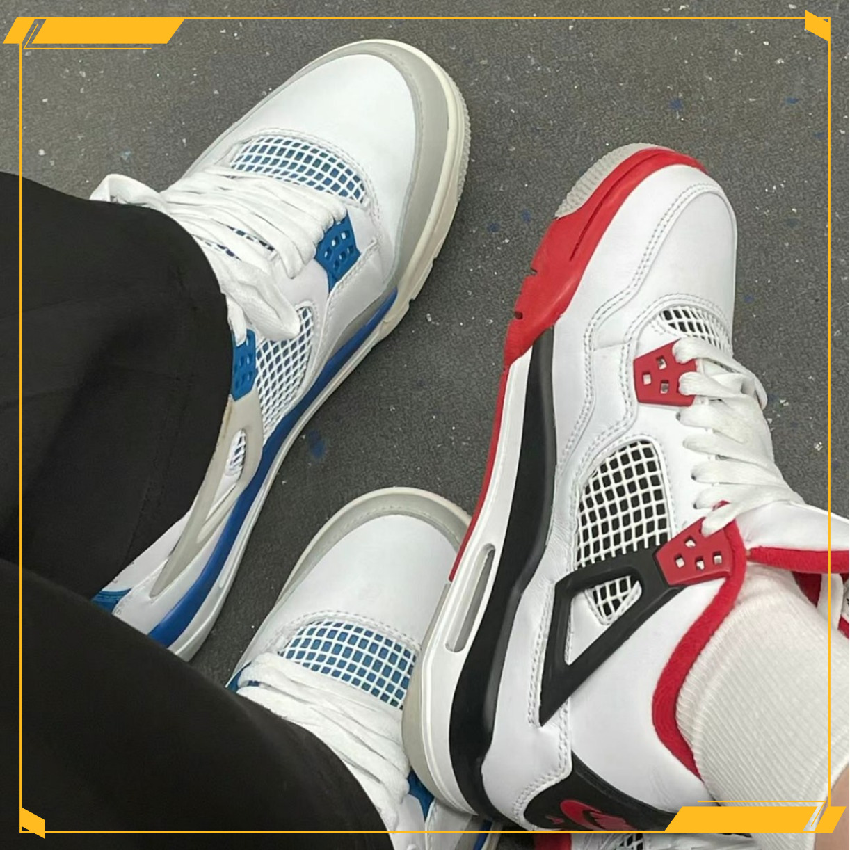 莆田纯原aj4男女鞋跑步鞋乔4休闲运动气垫篮球鞋高帮高版本aj4