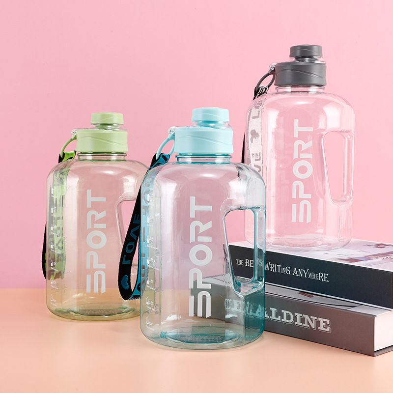 大杯子2500毫升大容量水壶夏便携户外健身运动水杯男女学生水桶杯