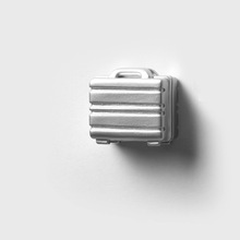 银色行李箱冰箱贴ins 3D立体树脂磁铁磁贴个性创意文创产品小礼品