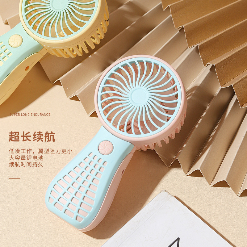 2023 New Southeast Asia Portable Gift Outdoor Usb Charging Student Dormitory Desktop Handheld Fan