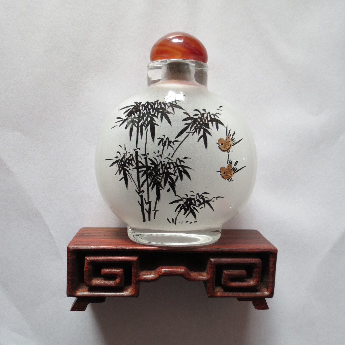 内画鼻烟壶清明上河图熊猫多图特色内画瓶内画手工艺品摆件烟壶