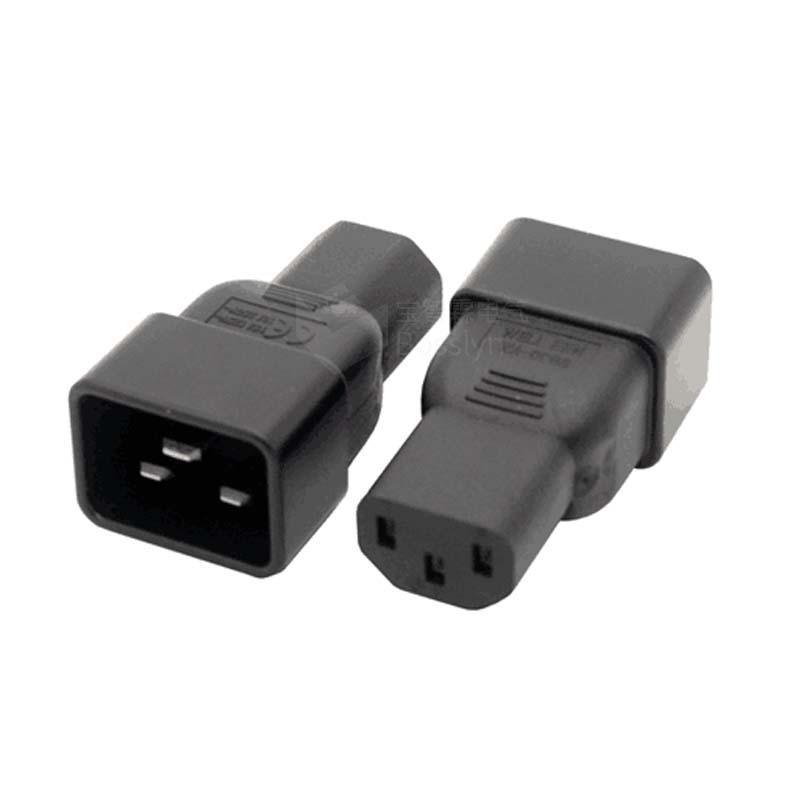 品字型c13 to c20电源插头 服务器10a转16a插座 ac电源插头插座