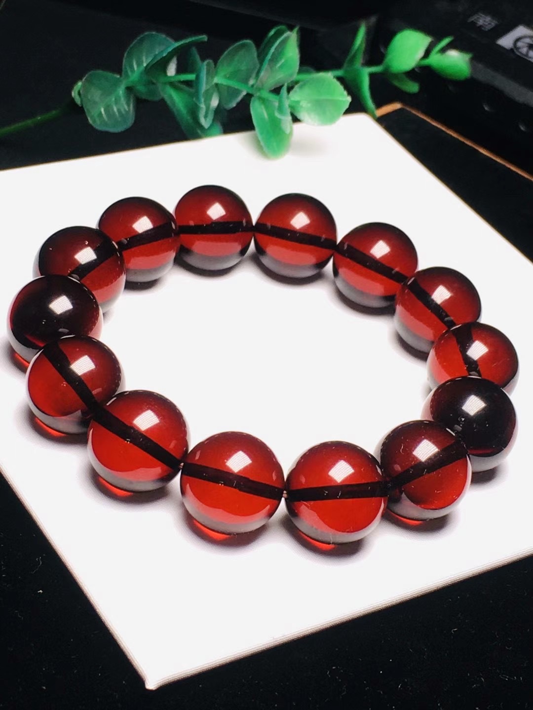 血珀琥珀手珠念珠佛珠男款女士红珀蜜蜡老蜡原矿文玩礼品手串手链