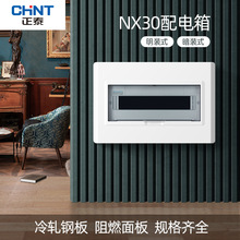 正泰NX30系列强电箱明装款家用配电箱配NXB/DZ47空开用10/20回路