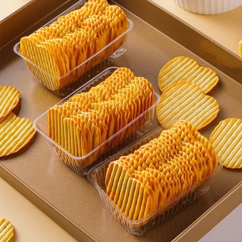 网红山药薄片饼干零食批发办公室休闲食品多口味独立包装一整箱