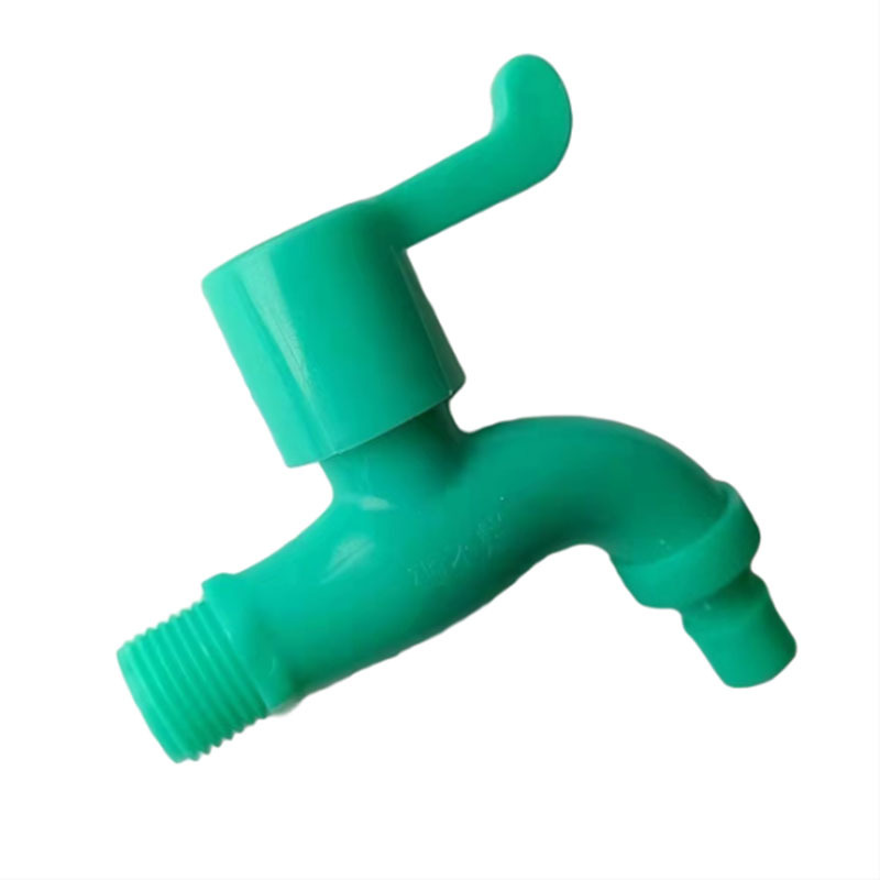 Anti-Freezing and Anti-Freezing Plastic Faucet Sun-Resistant Emerald Green Washing Machine Faucet Mop Pool Universal Quick Opening Faucet Water Tap