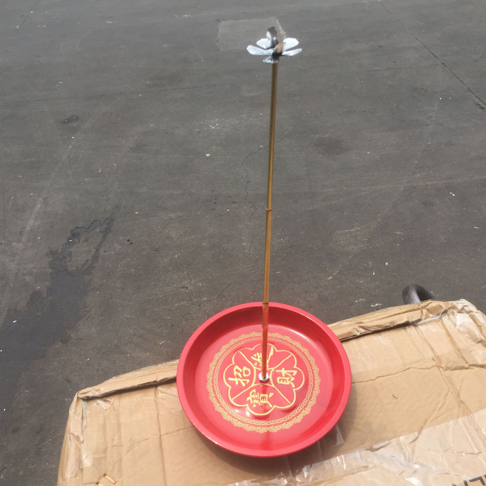 檀香架盘香支架供佛具家用蚊香托架可伸缩香薰盘不锈钢炉大号